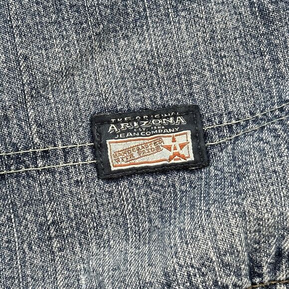 Vintage Arizona Jeans Shorts Mens 34 Denim Carpenter Baggy Relaxed Skate Y2K - Picture 10 of 11